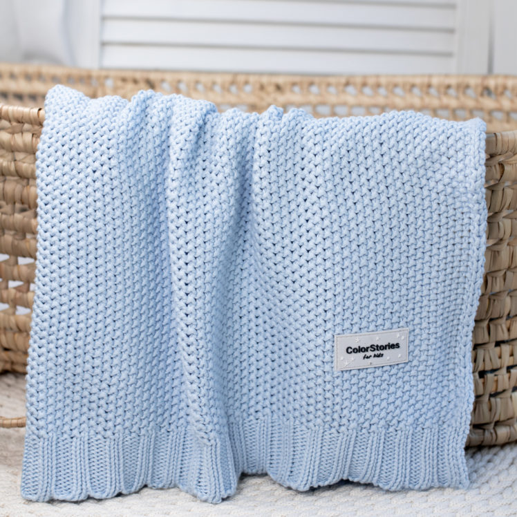 kocyk_bawelniay_S_cotton_classic_baby_blue